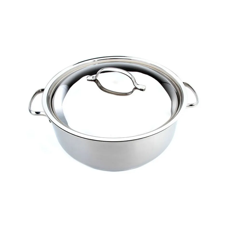 Cacerola con Tapa 6,5Lt Inoxidable 28x11cm Lacor