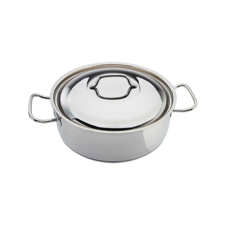 Cacerola con Tapa 6,5lt Inoxidable 28x11cm Lacor