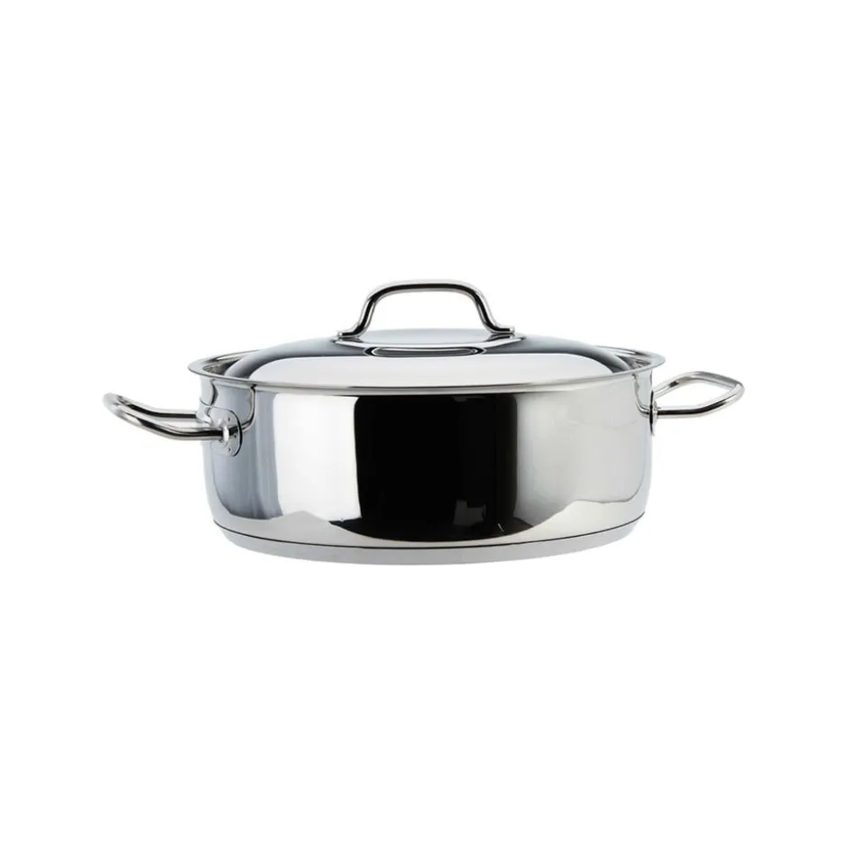 Cacerola con Tapa 6,5lt Inoxidable 28x11cm Lacor