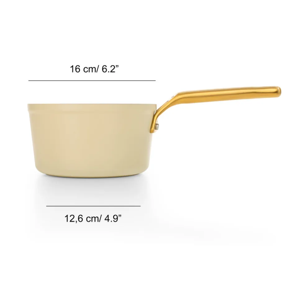 Cacerola 1,5L Aluminio Forjado Beige 16cm Samoa Iconic Arcos
