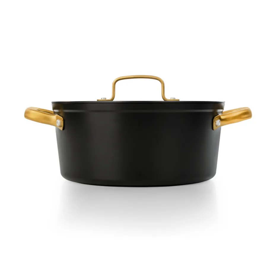 Cacerola 4,3L Aluminio Forjado Negro 24cm Samoa Iconic Arcos