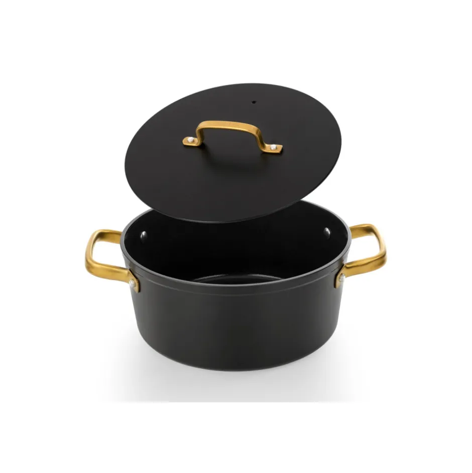 Cacerola 4,3L Aluminio Forjado Negro 24cm Samoa Iconic Arcos