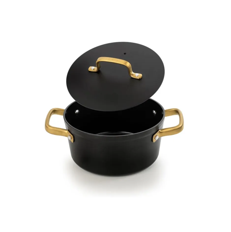 Cacerola 2,6L Aluminio Forjado Negro 20cm Samoa Iconic Arcos