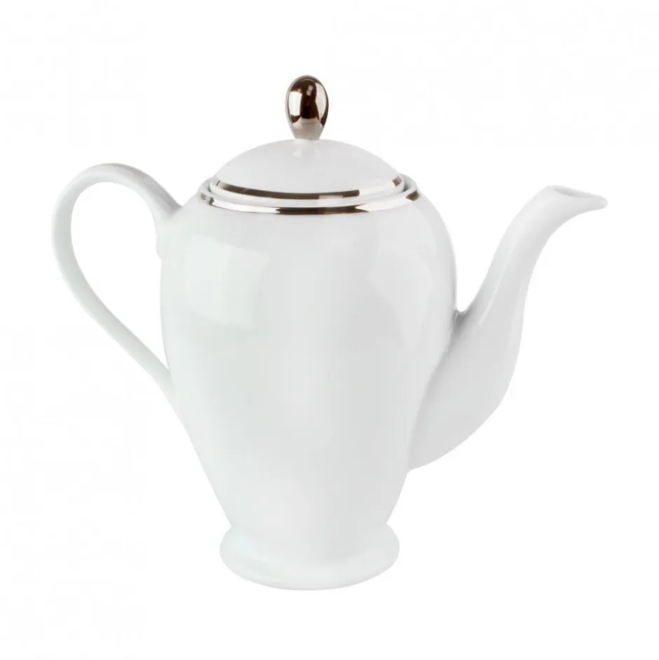 Cafetera con Tapa Filete Platino Limoges