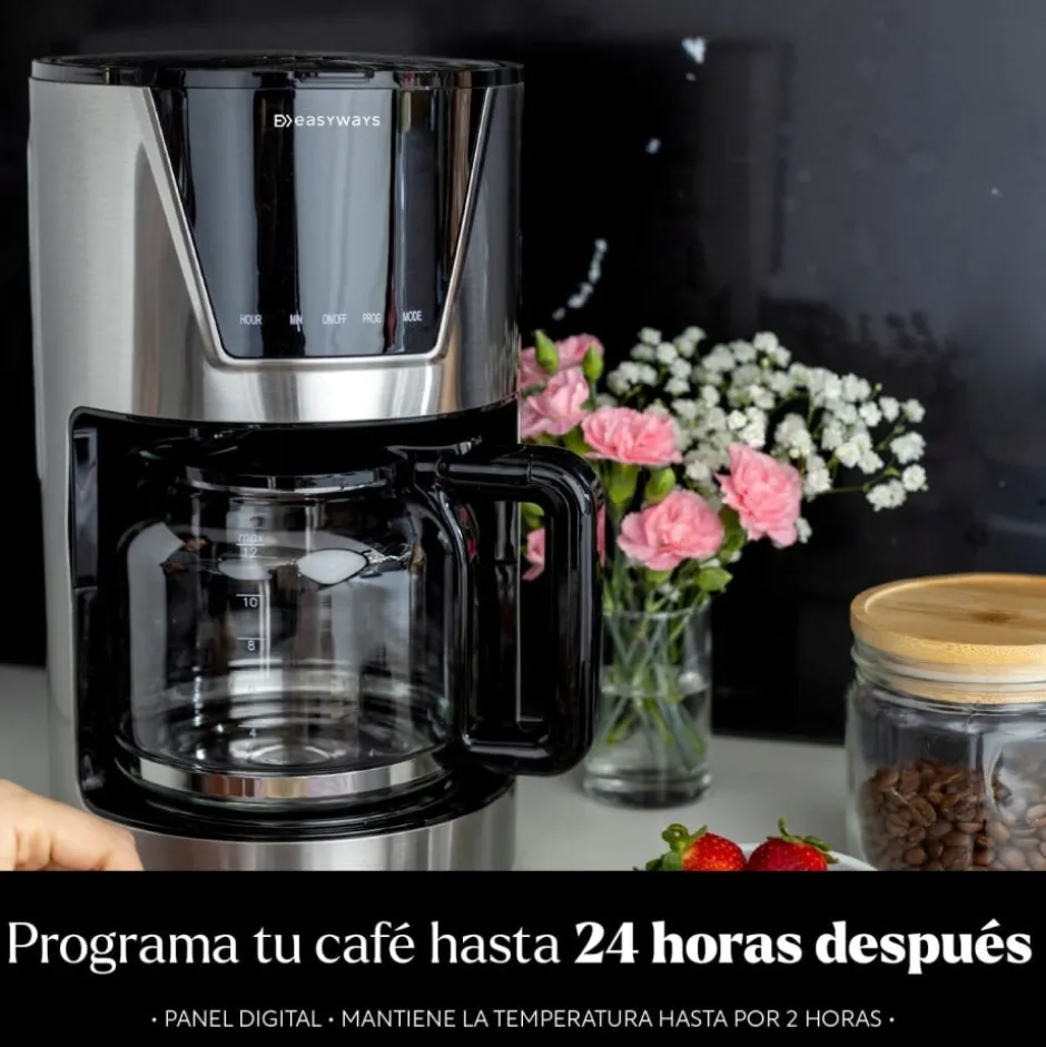 Cafetera de filtro 12 tazas Sicilia Coffee EasyWays