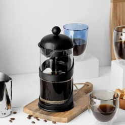 Cafetera Francesa Borosilicato 1000ml Negro Cali Lugano