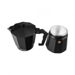 Cafetera Italiana Express Aluminio 0,3lt Negra Ibili