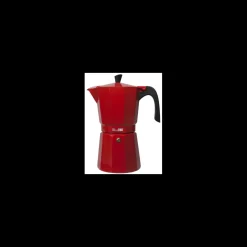 Cafetera Italina Express Aluminio 300ml Bahia Roja Ibili