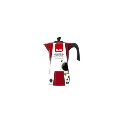 Cafetera Italina Express Aluminio 450ml Bahia Roja Ibili