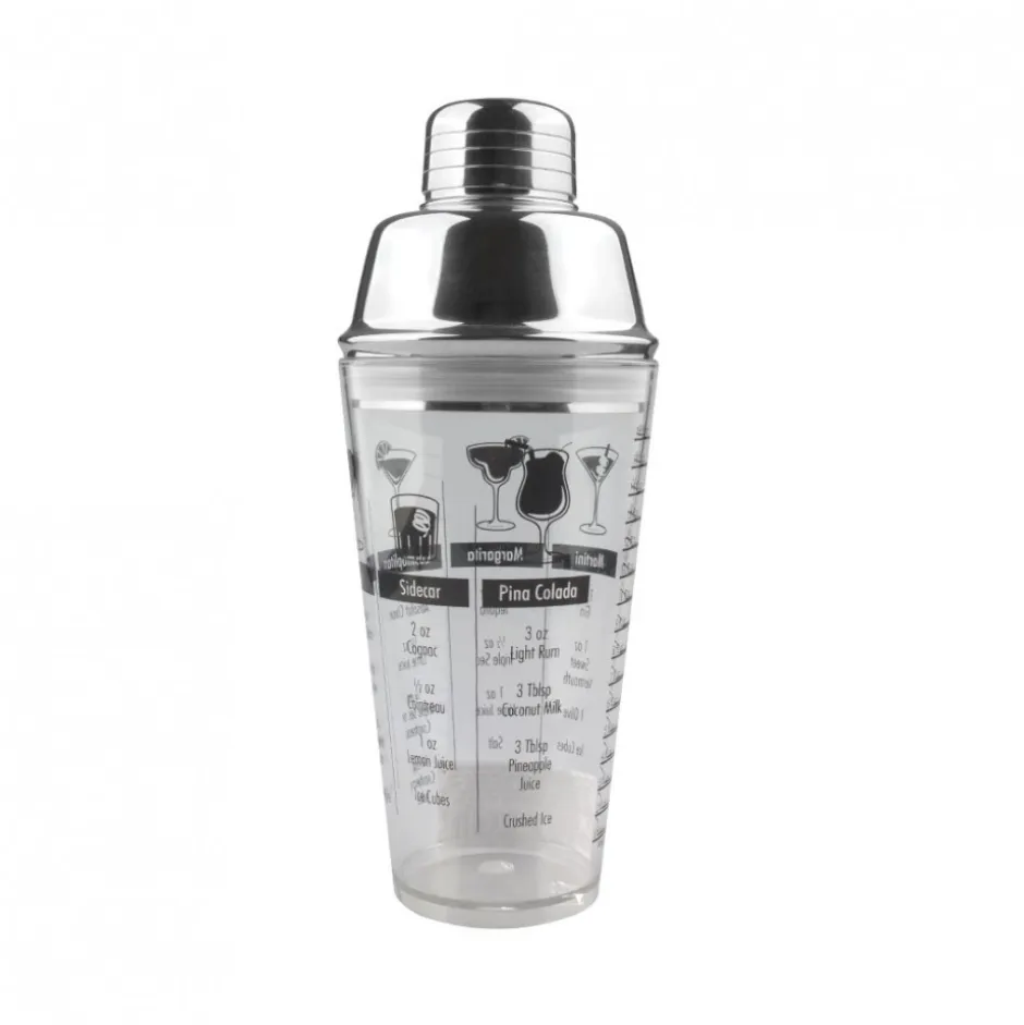 Coctelera Acrílica con Tapa Inoxidable 450ml Lacor