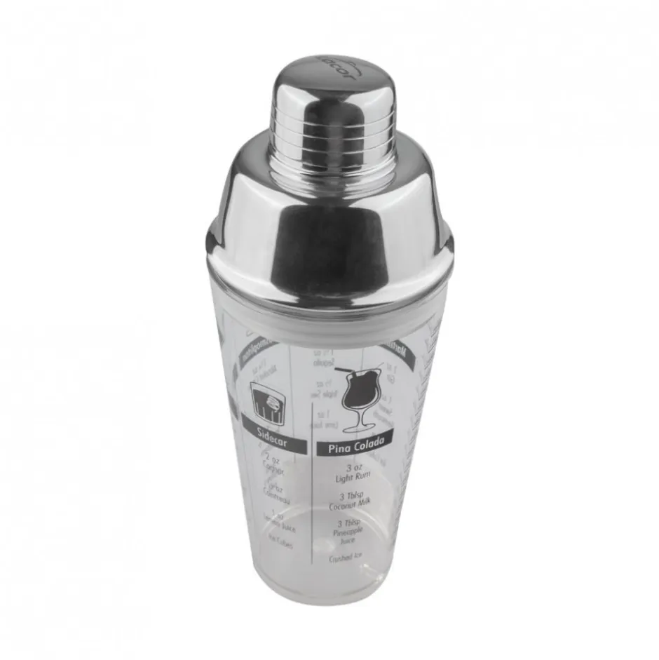 Coctelera Acrílica con Tapa Inoxidable 450ml Lacor