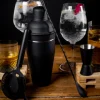 Coctelera 700ml Negro Manhattan Lugano