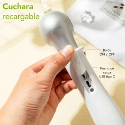 Cuchara Recargable Térmica para Helado Aura