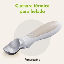 Cuchara Recargable Térmica para Helado Aura