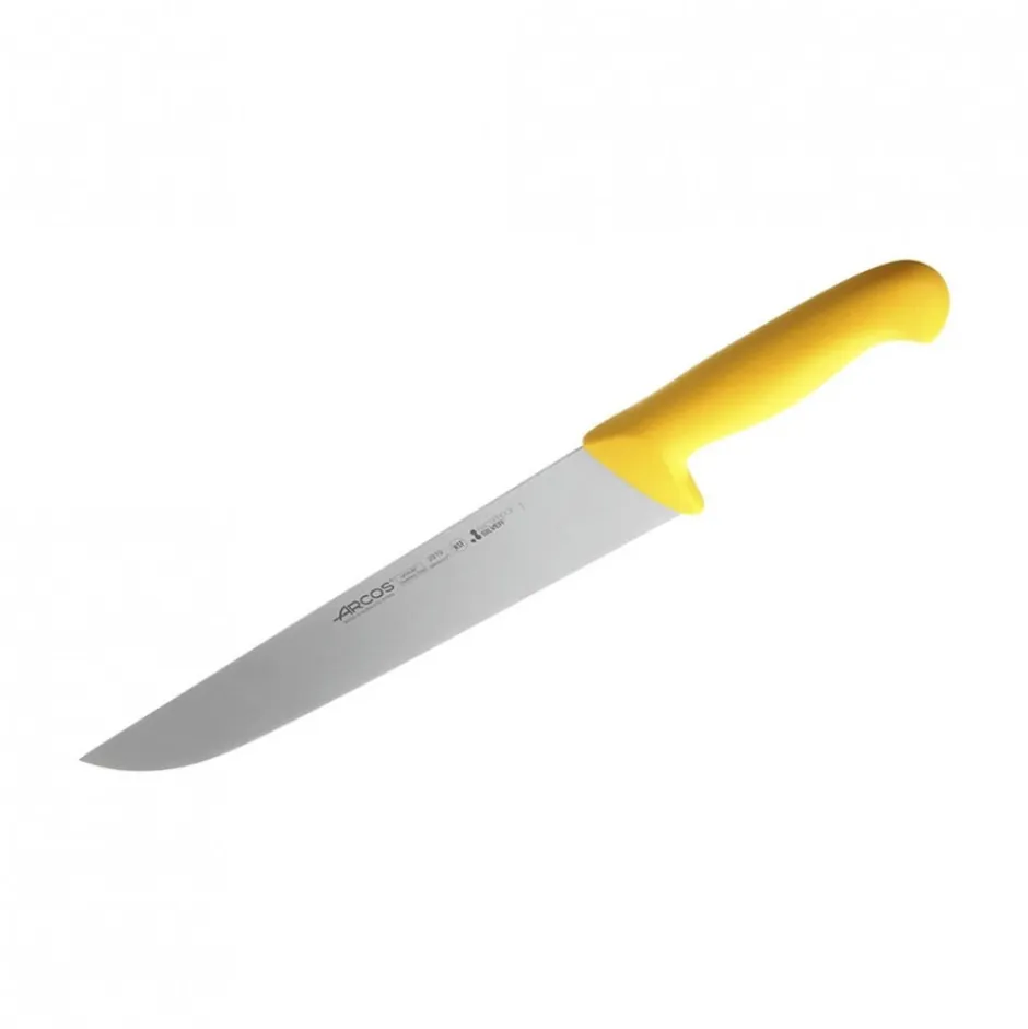 Cuchillo Carnicero Arcos Mango Amarillo 30cm