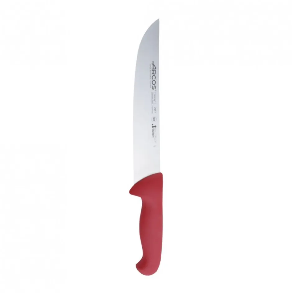 Cuchillo Carnicero 20cm Rojo Arcos