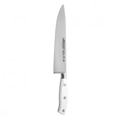 Cuchillo Medio Golpe Forjado Mango Blanco 20cm Riviera 233624 Arcos