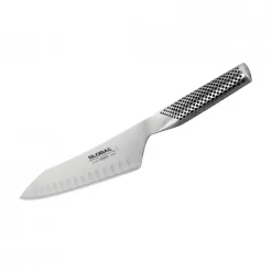 Cuchillo Medio Golpe Global fluted 18 cm