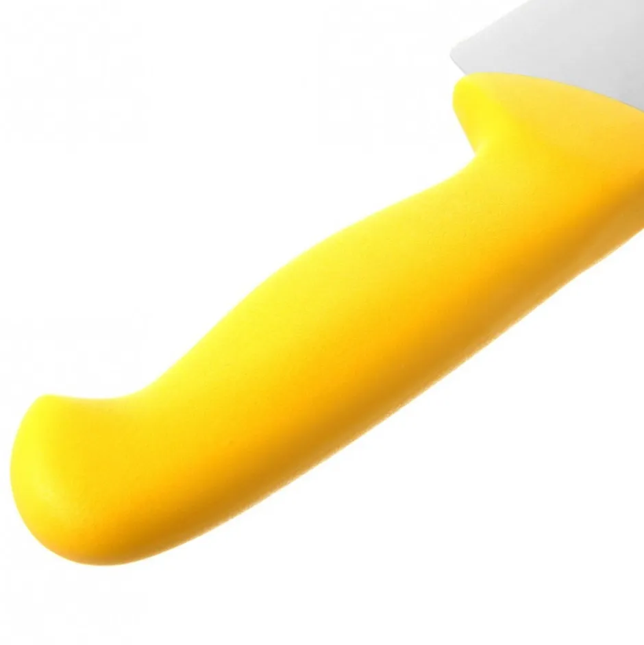 Cuchillo Medio Golpe Mango Amarillo 25cm Arcos