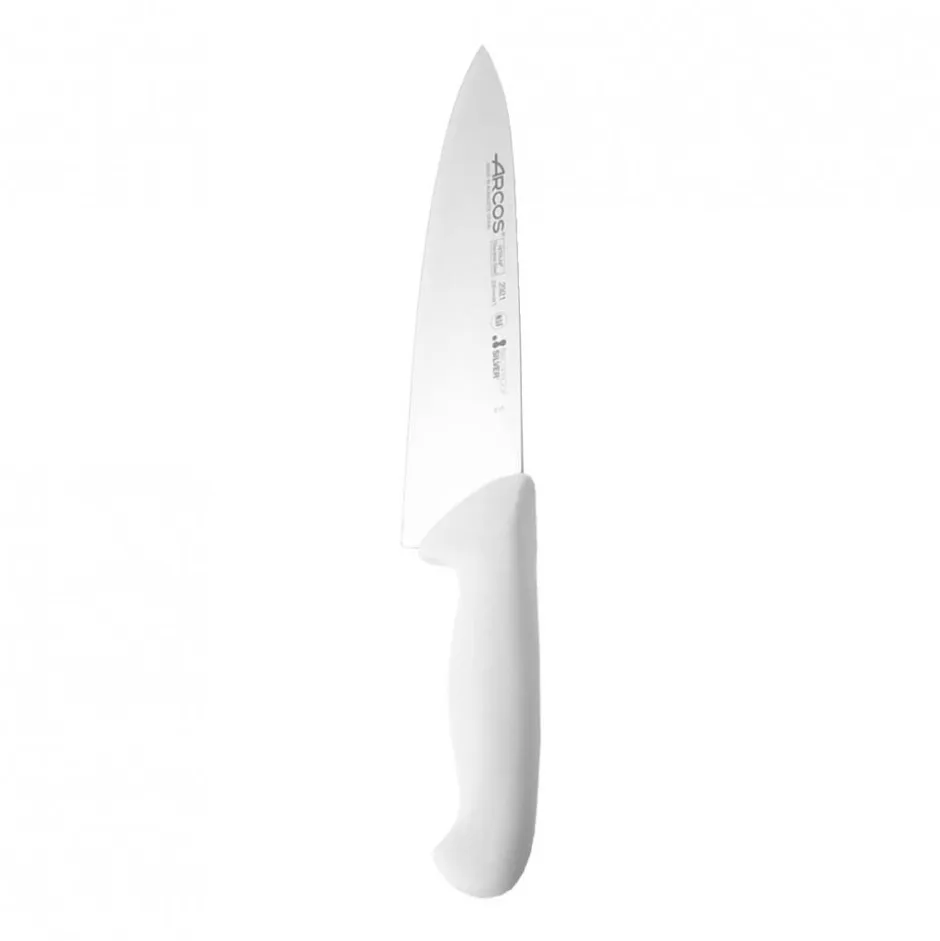 Cuchillo Medio Golpe Mango Blanco 20cm 292124 Arcos