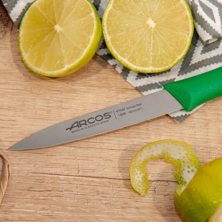Cuchillo Puntilla Verde 10cm Nova Arcos