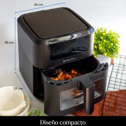 Freidora de Aire Air Fryer Chic Prime 5 L con Visor EasyWays