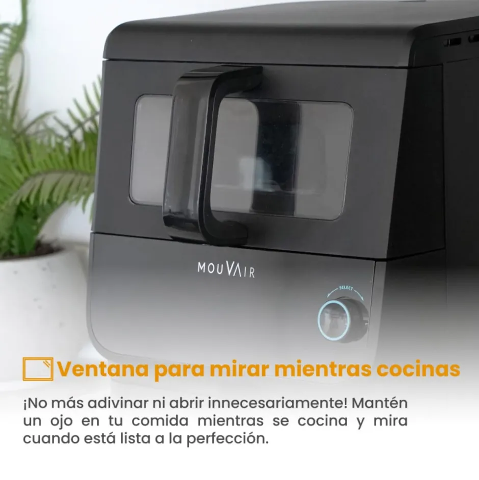 Freidora de Aire Duo 10lt Negra Mouvair