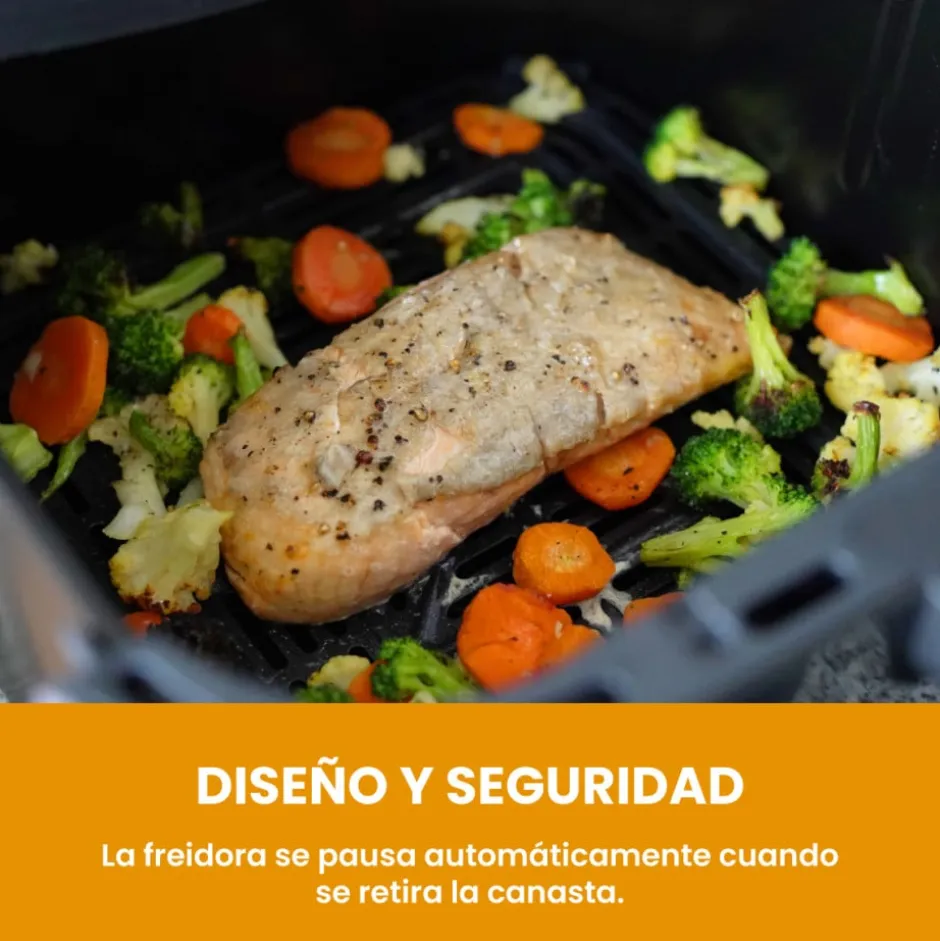 Freidora de Aire Duo 10lt Negra Mouvair