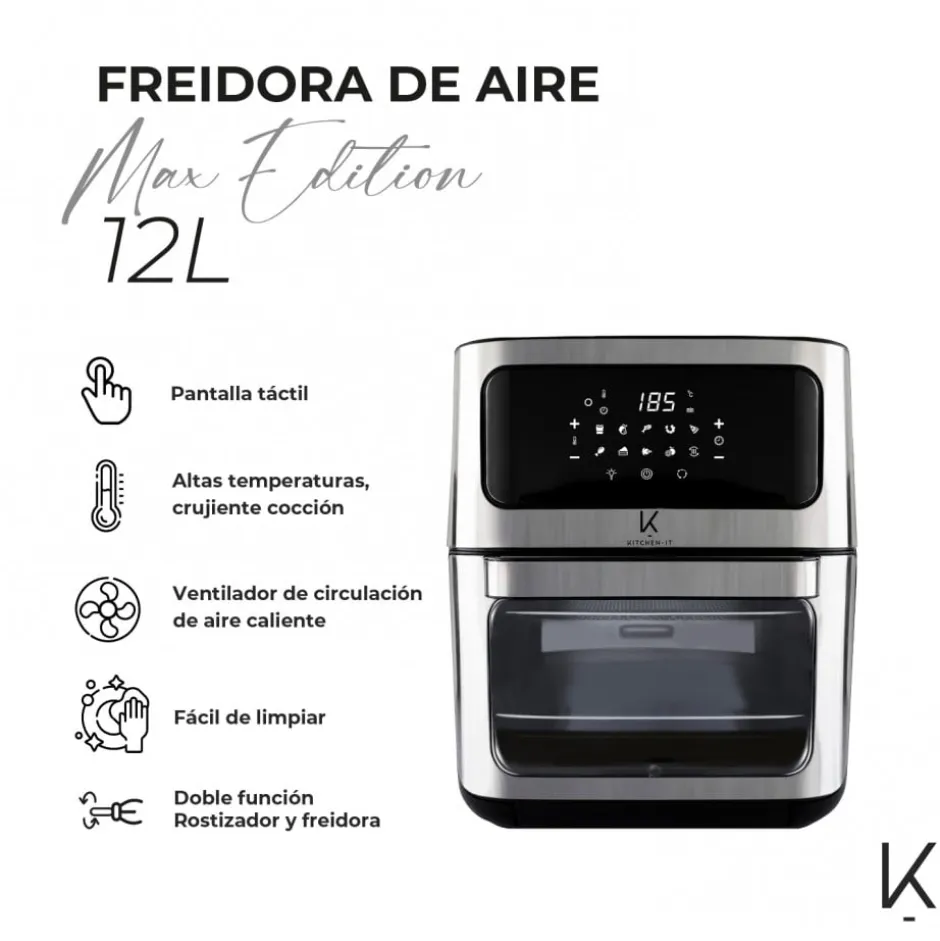 Freidora de aire 12 lt Kitchen-it Max Edition