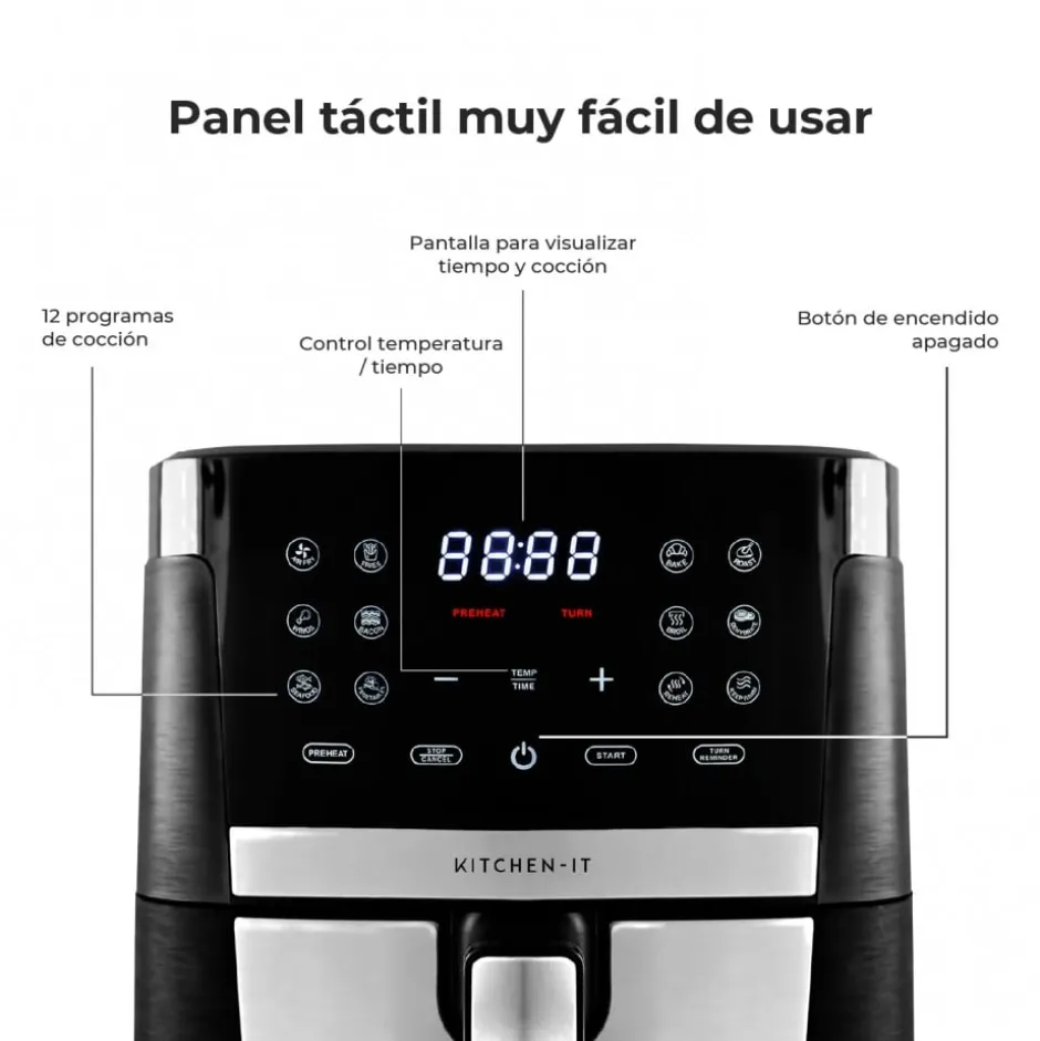 Freidora de aire 7 lt Kitchen-it Family Edition