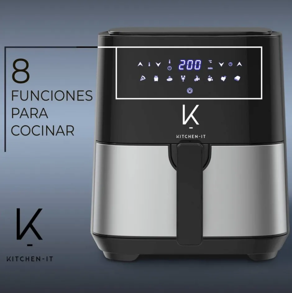 Freidora de aire 5 lt Kitchen-it Plus Edition