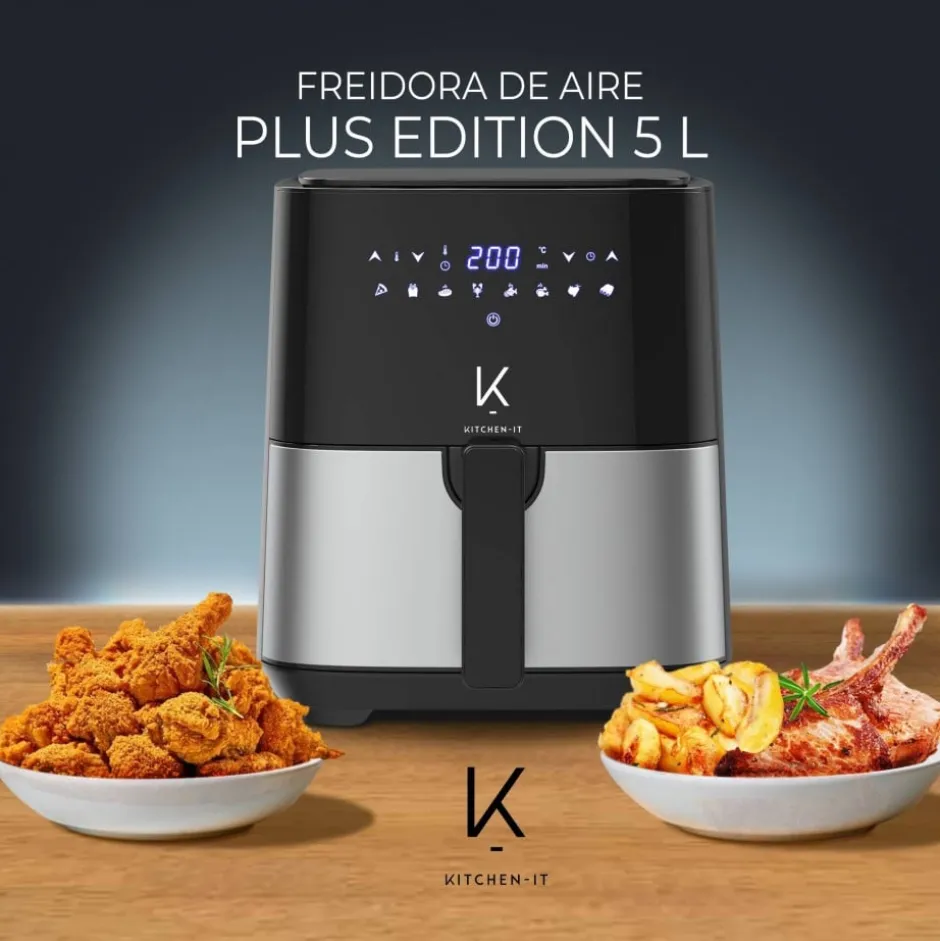 Freidora de aire 5 lt Kitchen-it Plus Edition