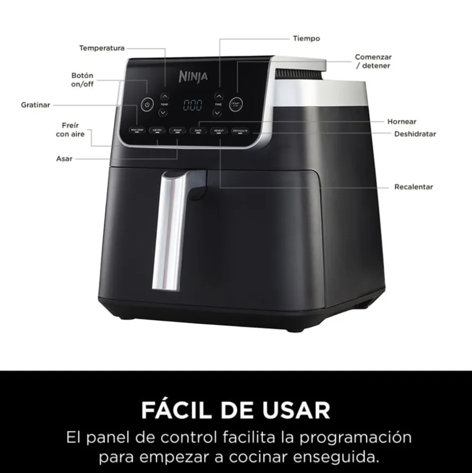 Freidora de aire Ninja Max Pro 6,2 lt