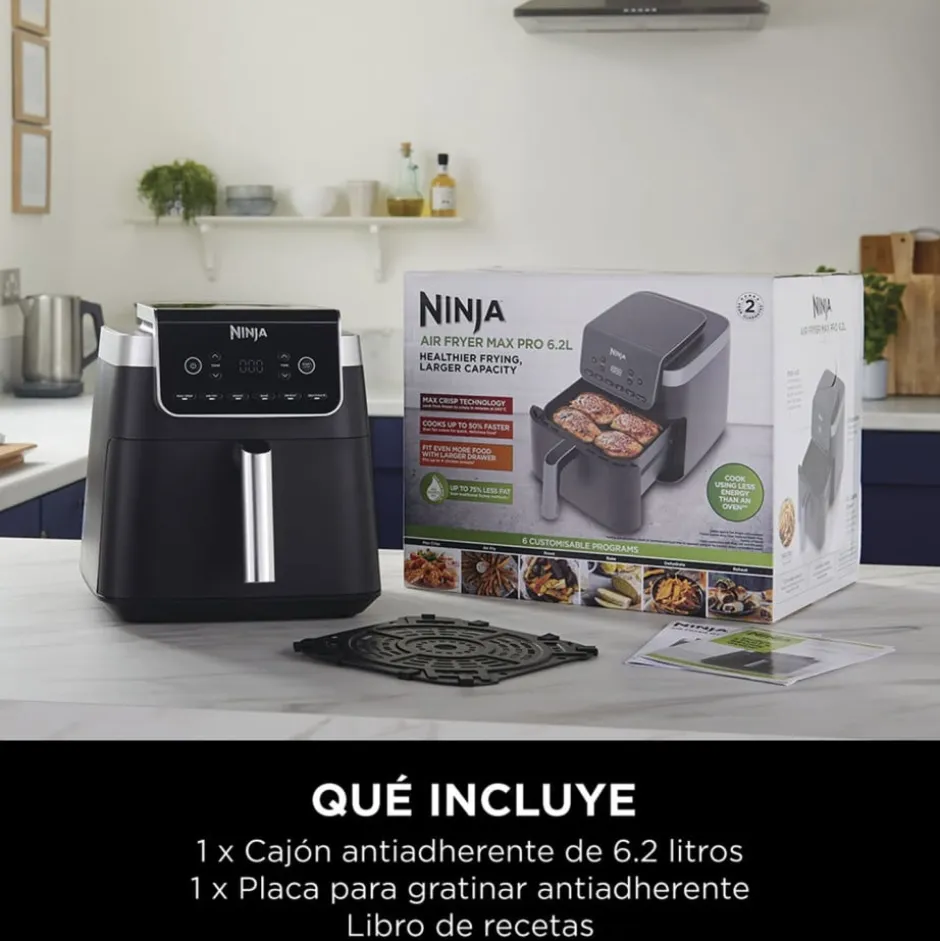 Freidora de aire Ninja Max Pro 6,2 lt