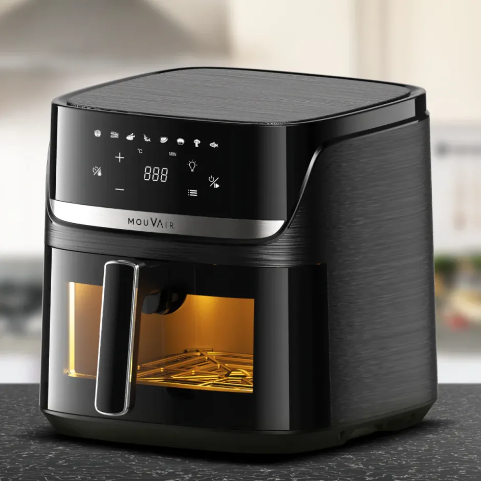 Freidora de Aire Supreme 7,6L Negra Mouvair