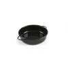 Fuente Esmaltada Negra 28 cm Garcima