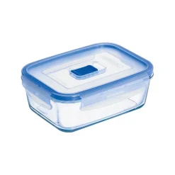 Fuente Rectangular con Tapa Hermética 380ml Pure Box Luminarc