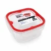 Hermético Cuadrado 1,3lt Plástico Lock&Fit Box FTA