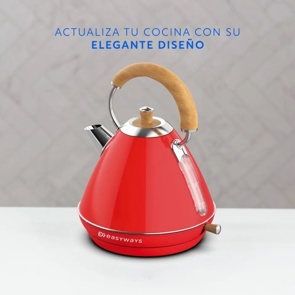 Hervidor Rojo Easyways 1.7 Lt