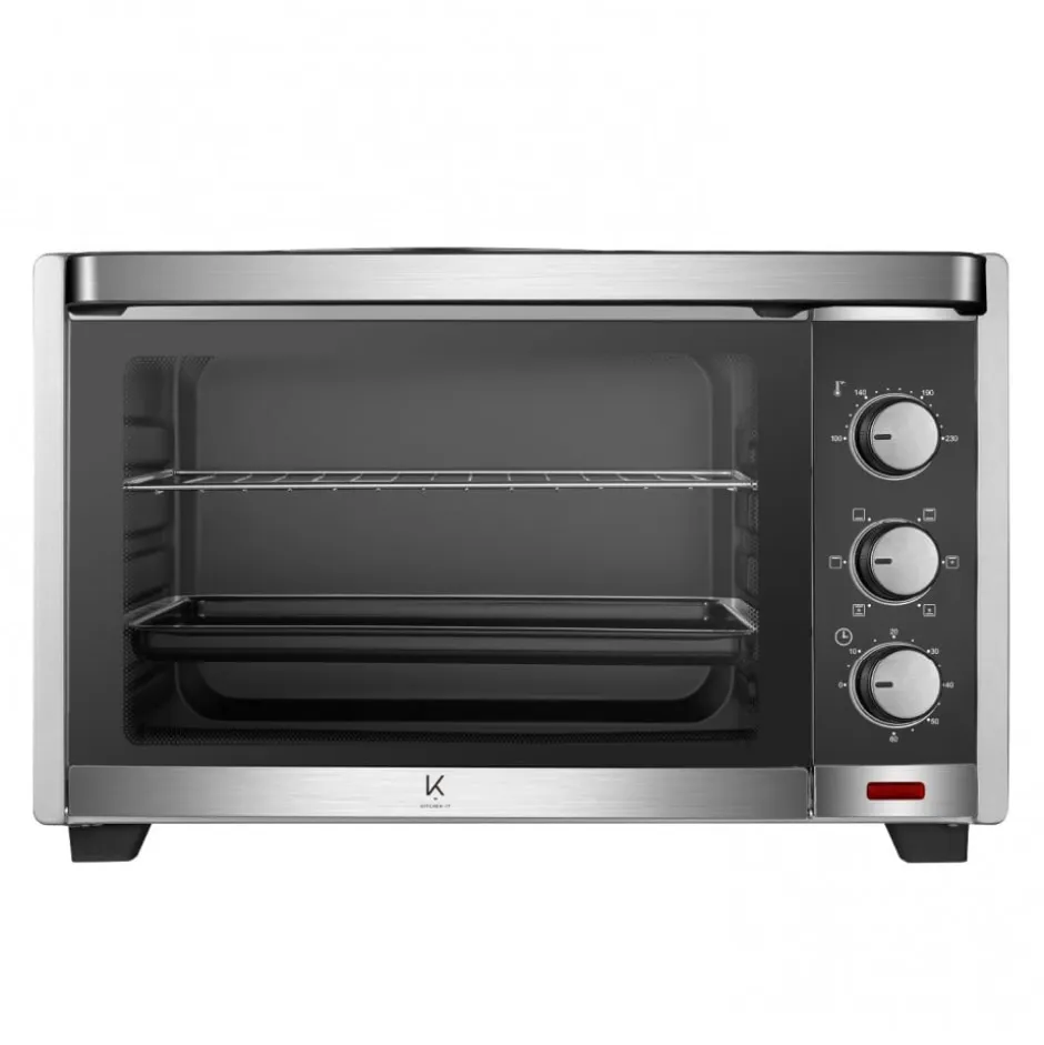 Horno Eléctrico 45lt Acero Inoxidable Silver Series KIitchen-It