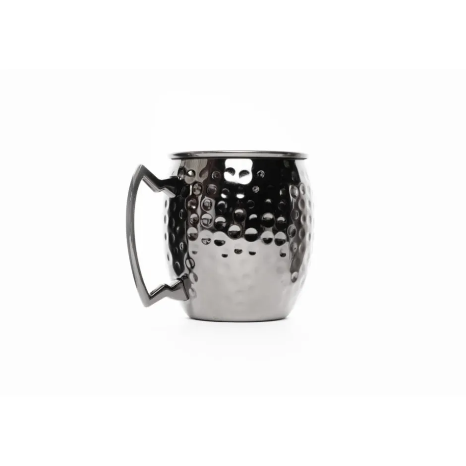Jarra 500ml Martillado Negro Brillante Moscow Mule Lugano