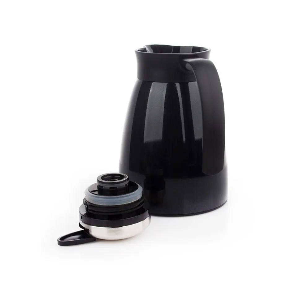 Jarra Termo Negro 1lt Lacor