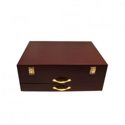 Juego 102 piezas de Cubertería con Estuche de Madera Wolfen
