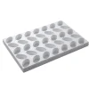 Kit 4pzs Molde Monoporción Ovalado 2,5cm 48un Plástico Martellato