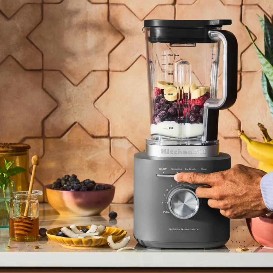 Licuadora Pure Power 10 velocidades Gris KitchenAid