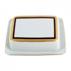 Mantequillera Cobalto Oro Limoges
