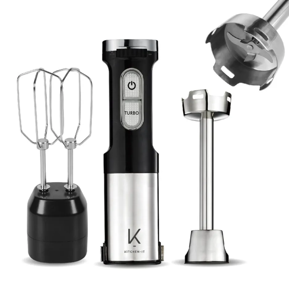 Minipimer 1000W Pro 5 en 1 Kitchen-it