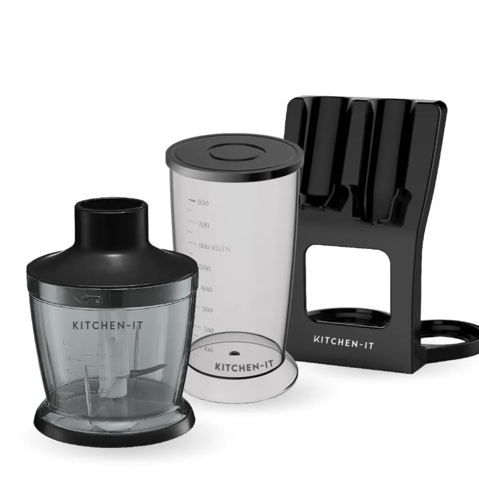 Minipimer 1000W Pro 5 en 1 Kitchen-it