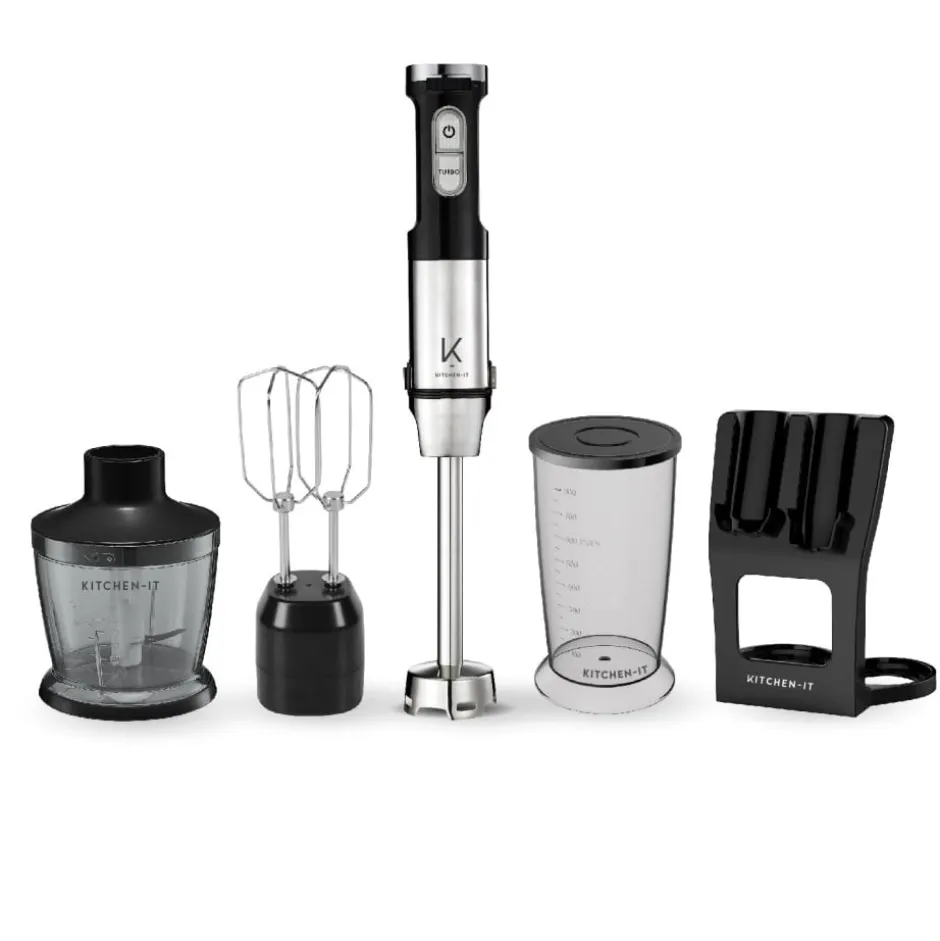 Minipimer 1000W Pro 5 en 1 Kitchen-it
