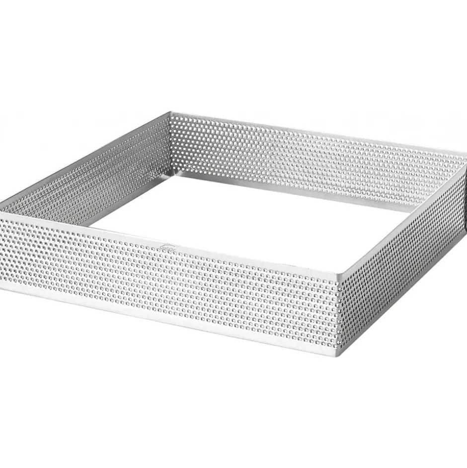 Molde Aro Cuadrado Perforado 7x7x2cm Lacor